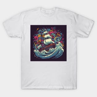 Sail into Adventure: Explore the World on a Cruise Ship T-Shirt